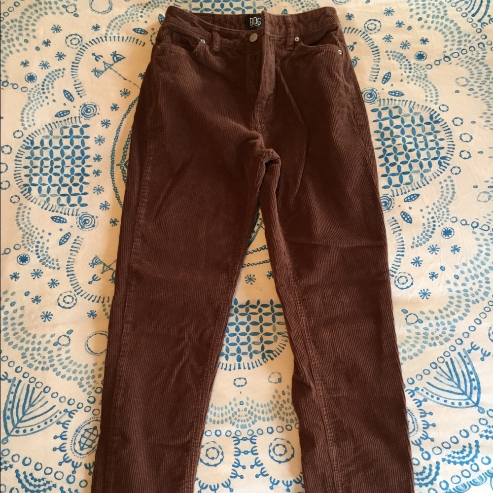 Urban Outfitters BDG high rise mom fit corduroys